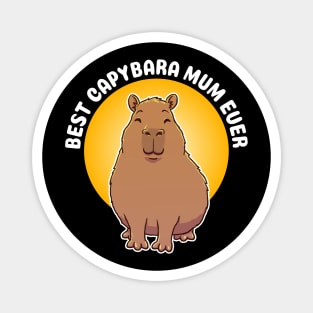 Cute Best Capybara Mum Ever Magnet